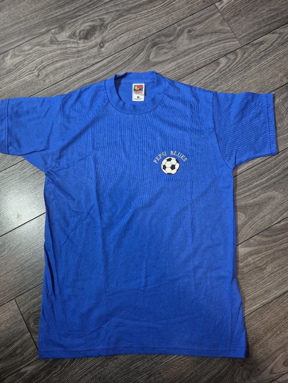 Fruit of the Loom Blue 'Pepsi Blues' Soccer Graphic T-Shirt